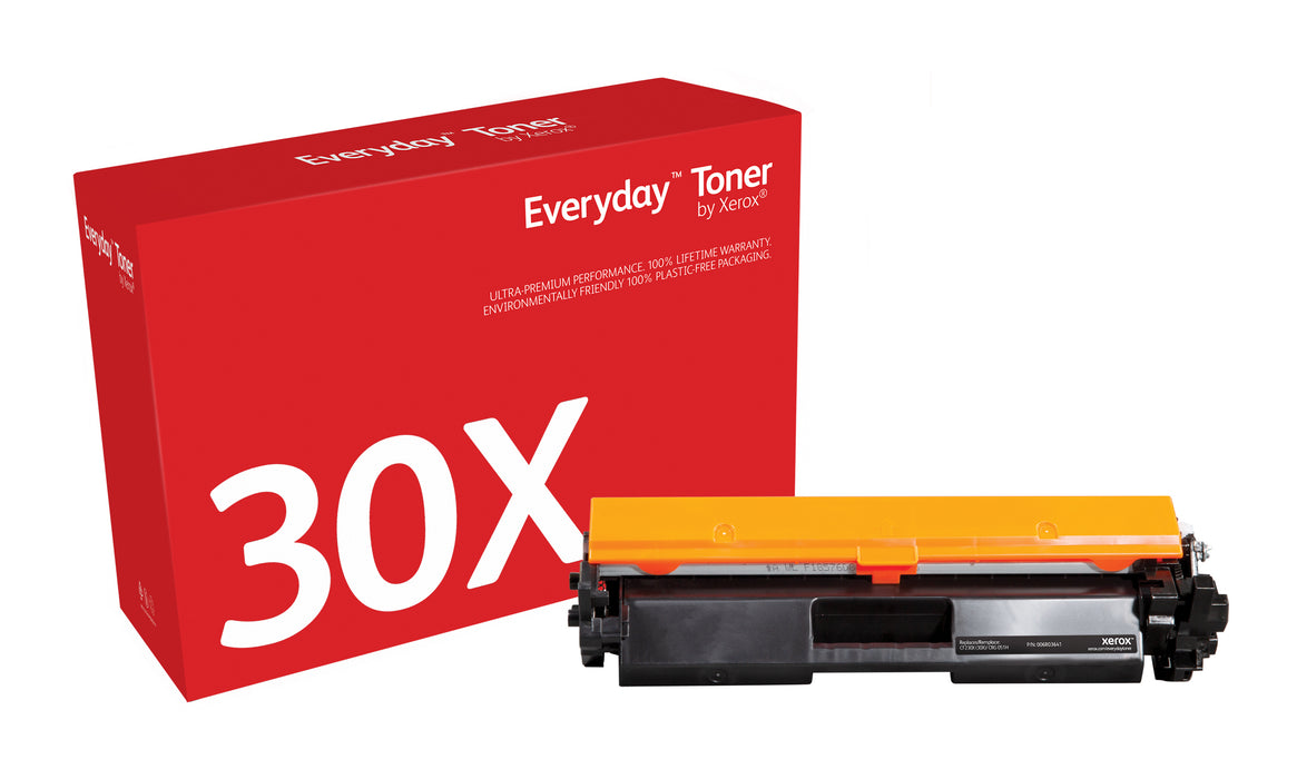 Everyday™ Black Toner by compatible with HP 30X (CF230X), High capacity, 3500 pages, Black, 1 pc(s)