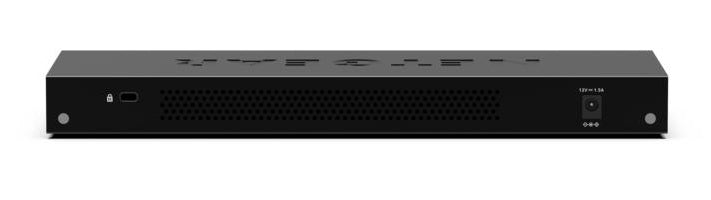 NETGEAR GS316, Unmanaged, L2, Gigabit Ethernet (10/100/1000), Wall mountable