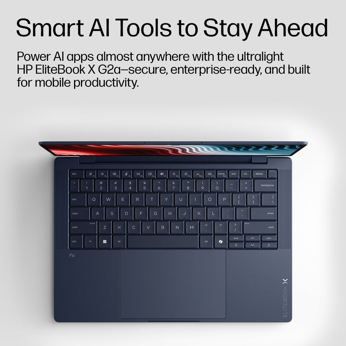 HP EliteBook X G2a 14 inch Notebook Next Gen AI PC Wolf Pro Security Edition, AMD Ryzen AI 7 PRO, 35.6 cm (14"), 2880 x 1800 pixels, 32 GB, 512 GB, Windows 11 Pro