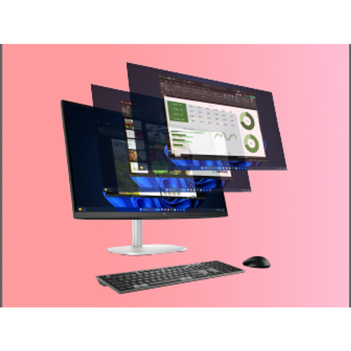 HP EliteStudio 8 All-in-One G1i 27 inch Desktop AI PC, 68.6 cm (27"), Quad HD, Intel Core Ultra 7, 24 GB, Windows 11 Pro, Silver
