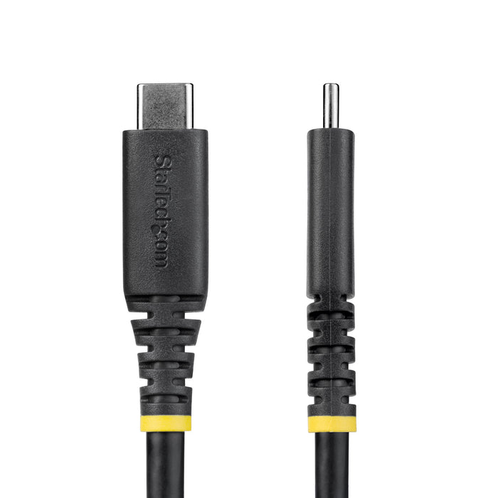 StarTech.com 2m (6ft) USB4 Cable, 20Gbps, USB-IF Certified USB-C Cable, 240W PD EPR, 4K 120Hz DP 2.1, TPE Jacket, Black USB-C Cord, 2 m, USB C, USB C, USB4 Gen 2x2, 20 Gbit/s, Black