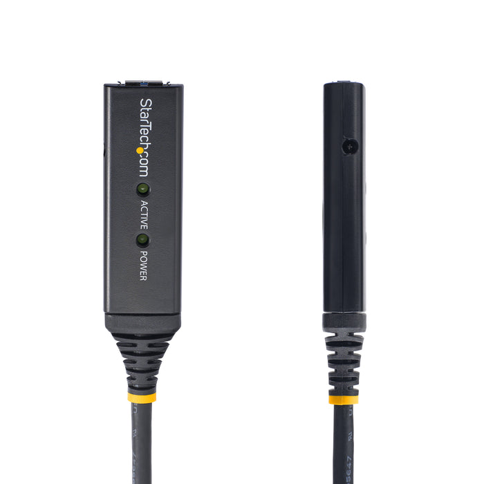 StarTech.com 10m (33ft) USB 3.0 (5Gbps) Active Extension Cable - M/F, 10 m, USB A, USB A, USB 3.2 Gen 1 (3.1 Gen 1), 5 Gbit/s, Black