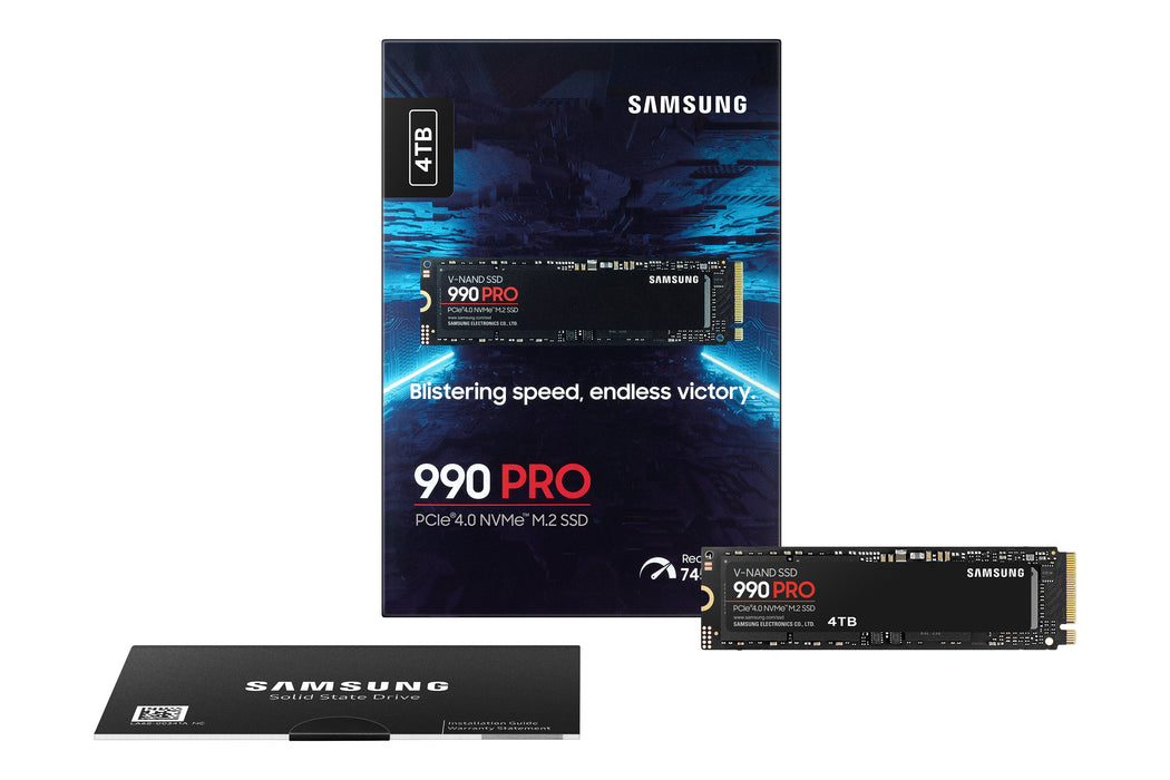 Samsung 990 PRO, 4 TB, M.2, 7450 MB/s