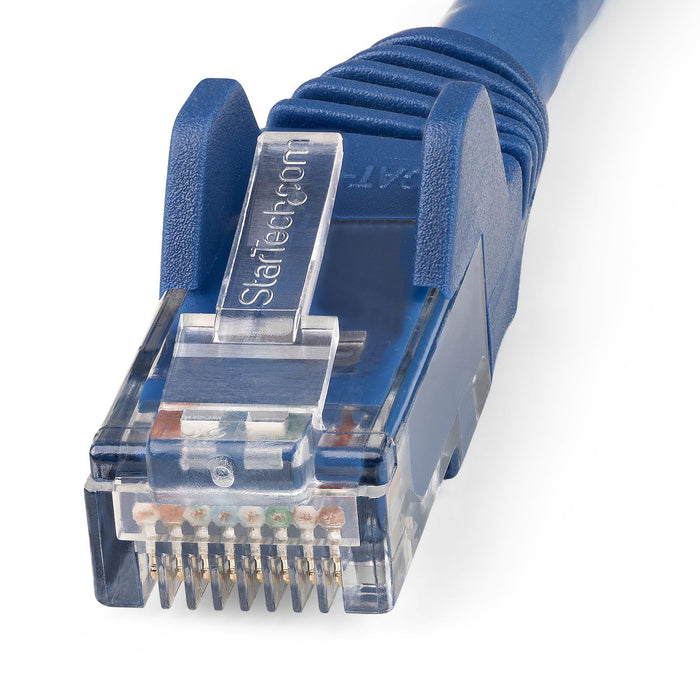 StarTech.com 1m CAT6 Ethernet Cable - LSZH (Low Smoke Zero Halogen) - 10 Gigabit 250Mhz 100W PoE RJ45 10GbE UTP Network Patch Cord Snagless with Strain Relief - Blue, CAT 6, ETL Verified, 24AWG, 1 m, Cat6, U/UTP (UTP), RJ-45, RJ-45, Blue