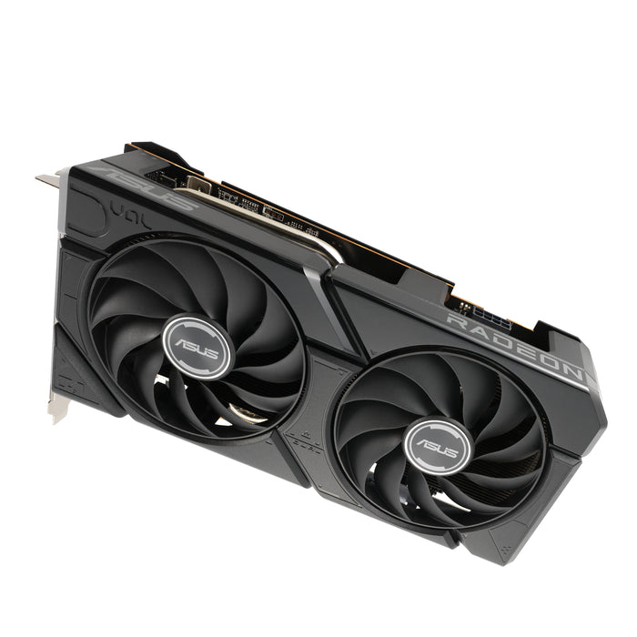 ASUS Dual -RX7600-O8G-EVO, Radeon RX 7600, 8 GB, GDDR6, 128 bit, 7680 x 4320 pixels, PCI Express 4.0