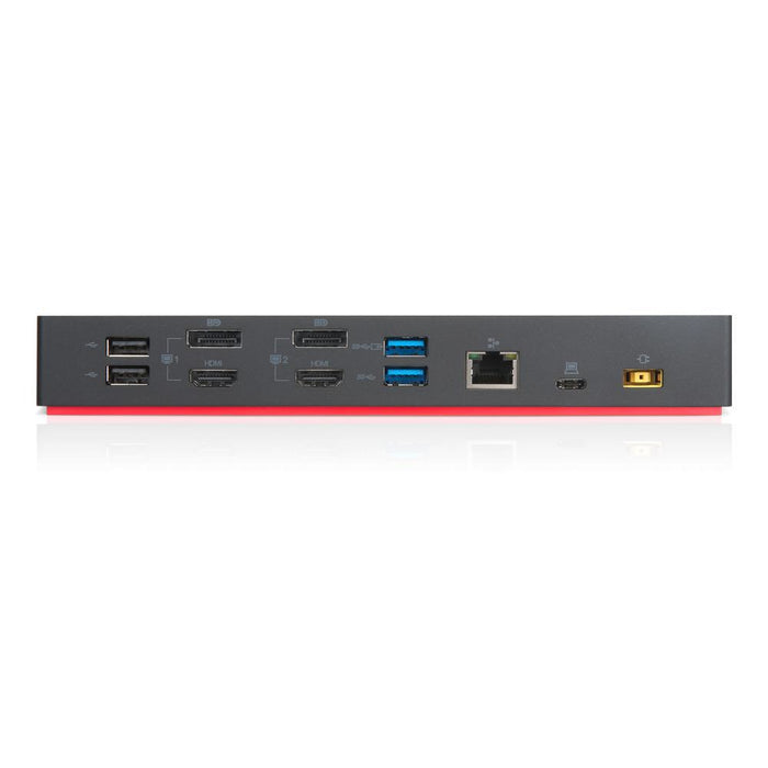 Lenovo 40AF0135UK, Wired, USB 3.2 Gen 1 (3.1 Gen 1) Type-C, 3.5 mm, 10,100,1000 Mbit/s, Black, 10 Gbit/s