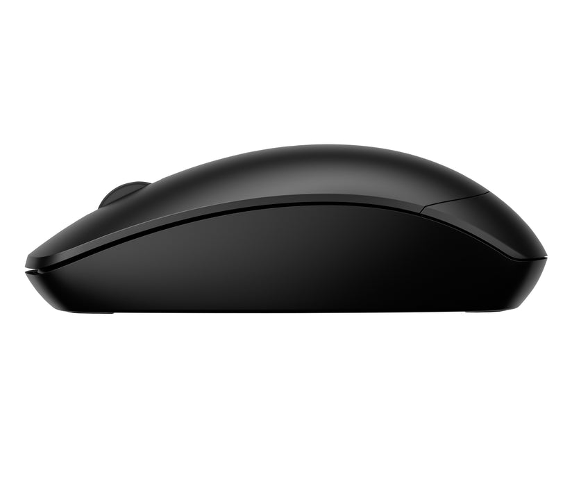 HP 235 Slim Wireless Mouse, Ambidextrous, Optical, RF Wireless, 1600 DPI, Black