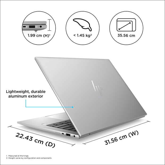 HP ZBook Firefly 14 G10, Intel® Core™ i7, 35.6 cm (14"), 1920 x 1200 pixels, 16 GB, 1 TB, Windows 11 Pro