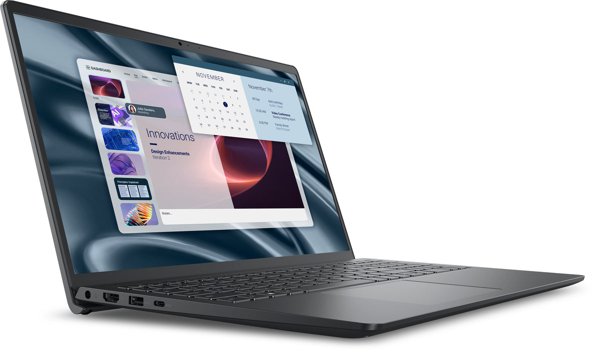 DELL Pro 15 Essential PV15255, AMD Ryzen™ 5, 2.8 GHz, 39.6 cm (15.6"), 1920 x 1080 pixels, 8 GB, 512 GB