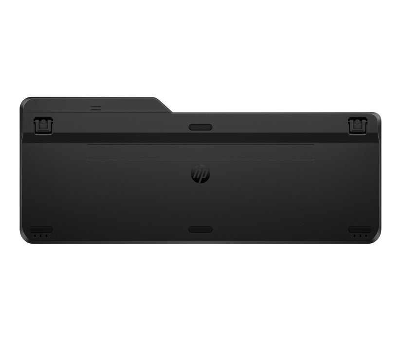 HP 475 Dual-Mode Wireless Keyboard, Full-size (100%), Wireless, RF Wireless + Bluetooth, Membrane, Black