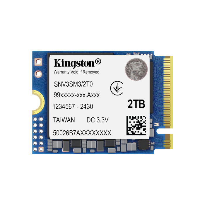 Kingston Technology 2000G NV3 M.2 2230 NVMe SSD, 2 TB, M.2, 6000 MB/s