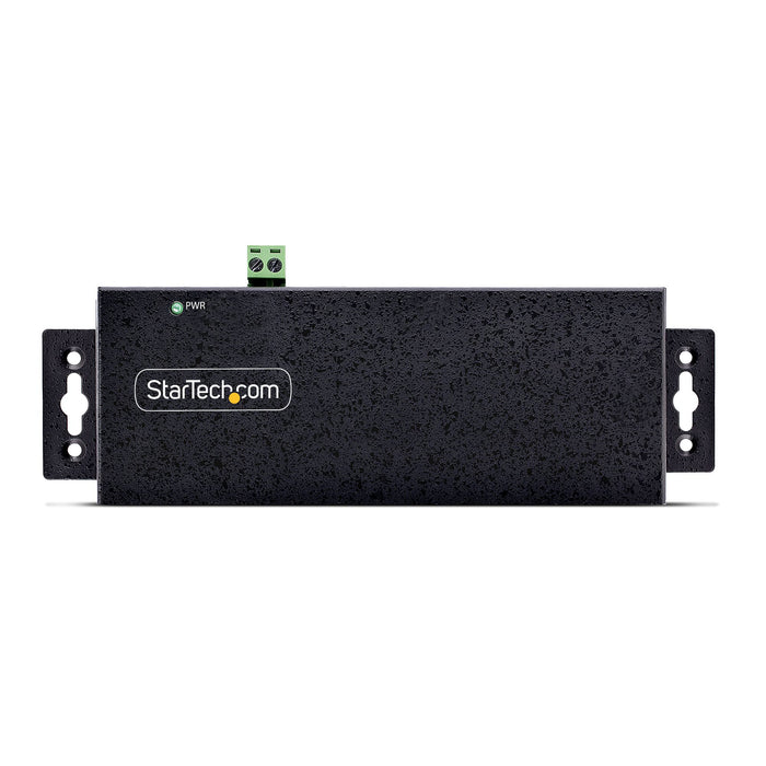 StarTech 7-Port Industrial USB 10Gbps Hub with Power Adapter, Metal, Mountable, 5x USB-A/2x USB-C Downstream Ports, TAA