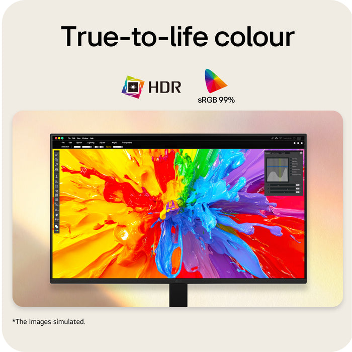 LG Monitor U4 24U411B-B 24-inch IPS Full HD 144Hz Monitor, 61 cm (24"), 1920 x 1080 pixels, Full HD, LCD, 5 ms, Black