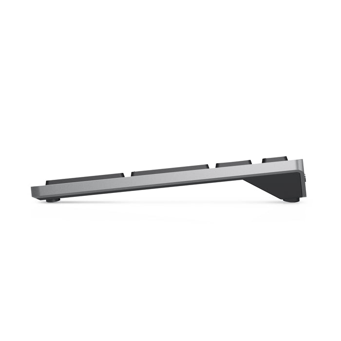 DELL Pro Plus Keyboard and Mouse - KM7321W - UK (QWERTY), Wireless, RF Wireless + Bluetooth, Scissor key switch, QWERTY, Grey, Titanium, Mouse included