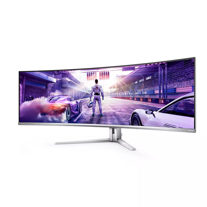 Philips Evnia 8000 49M2C8900L/00, 124.2 cm (48.9"), 5120 x 1440 pixels, Dual QHD, QD-OLED, 0.03 ms, White