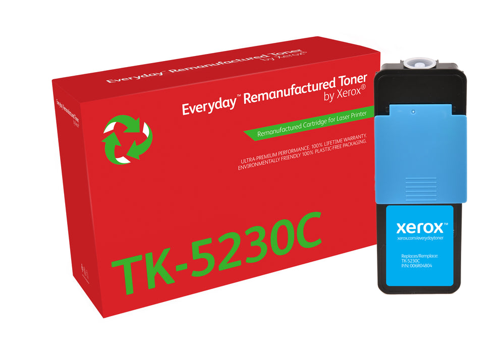 Everyday™ Cyan Remanufactured Toner by compatible with Kyocera TK-5230C, Standard capacity, 2200 pages, Cyan, 1 pc(s)