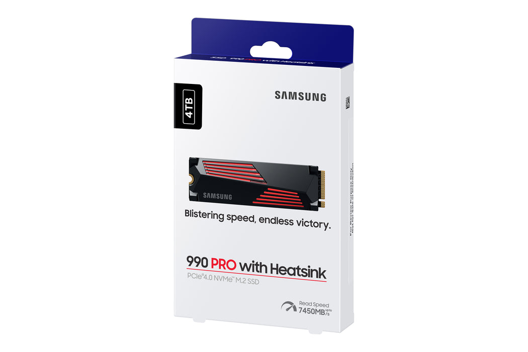 Samsung 990 Pro, 4 TB, M.2, 7450 MB/s