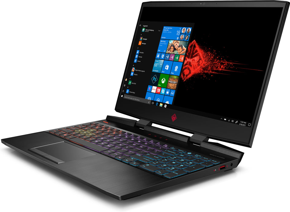 HP OMEN by 15-dc1023na, Intel® Core™ i7, 2.6 GHz, 39.6 cm (15.6"), 1920 x 1080 pixels, 8 GB, 1.25 TB