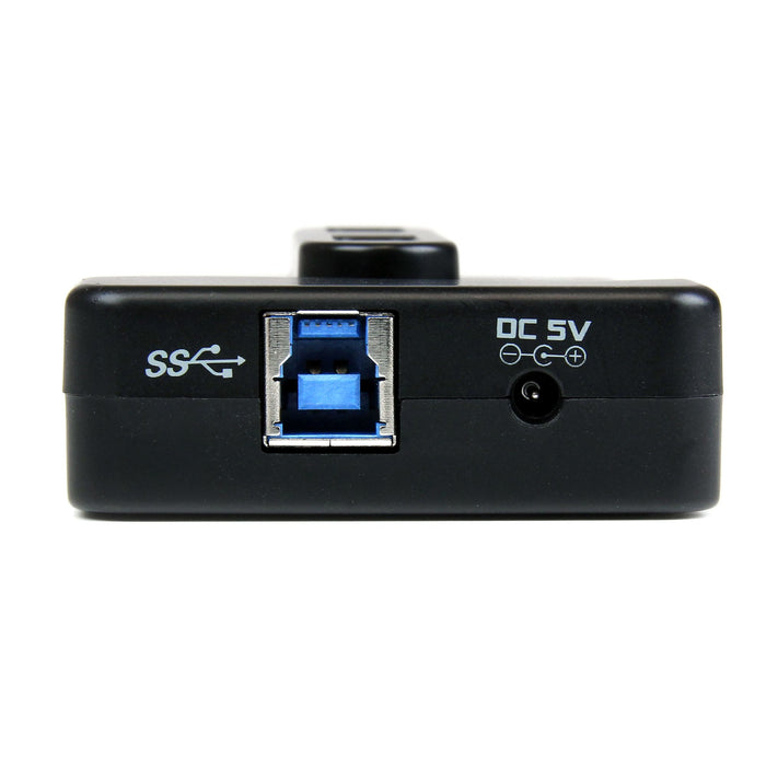 StarTech.com 6 Port USB 3.0 / USB 2.0 Combo Hub with 2A Charging Port – 2x USB 3.0 & 4x USB 2.0, USB 3.2 Gen 1 (3.1 Gen 1) Type-B, USB 3.2 Gen 1 (3.1 Gen 1) Type-A, 4800 Mbit/s, Black, Plastic, DC