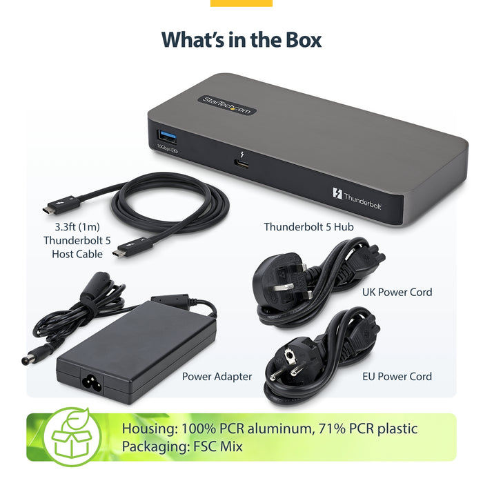 StarTech.com USB-C/USB-A to M.2 NVMe Dock Adapter, 10Gbps, Tool-Free External M.2 NVMe SSD Reader, B+M/M-Key, SSD, M.2, M.2, USB 3.2 Gen 2 (3.1 Gen 2) Type-C, Black, 10 Gbit/s