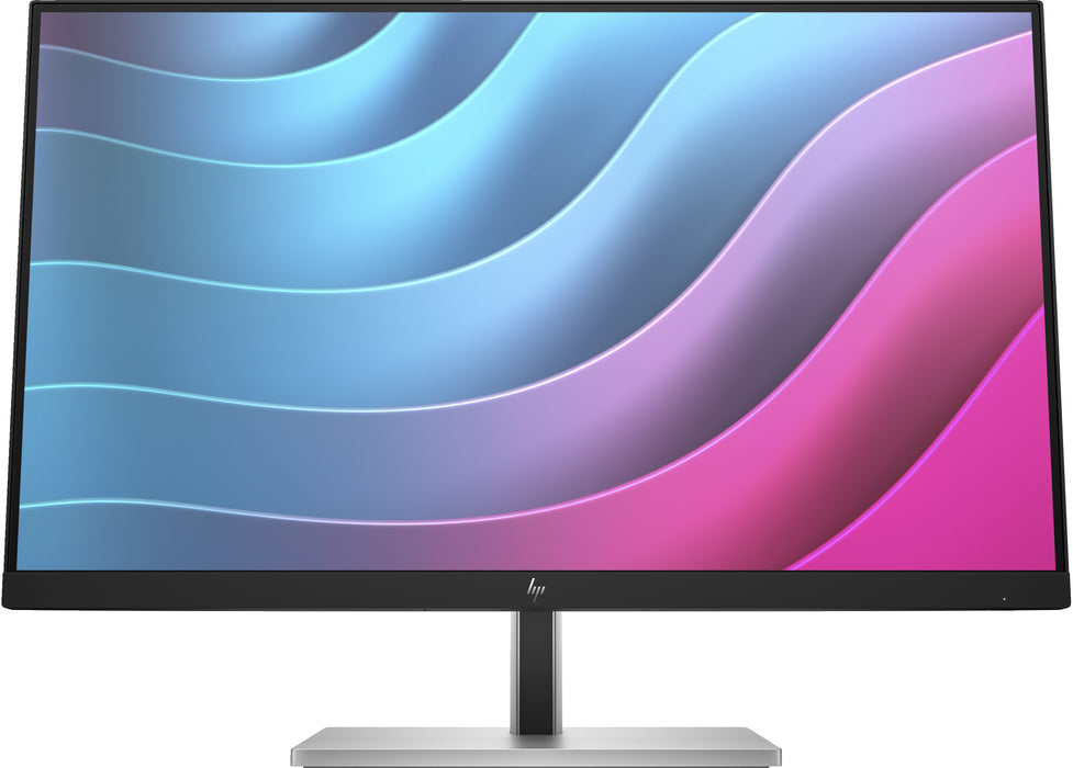 HP E-Series E24 G5 FHD Monitor, 60.5 cm (23.8"), 1920 x 1080 pixels, Full HD, LED, 5 ms, Silver, Black