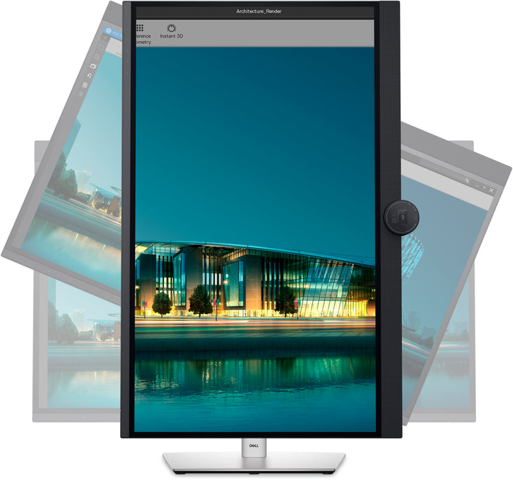 DELL UltraSharp U3224KBA, 80 cm (31.5"), 6144 x 3456 pixels, 6K Ultra HD, LCD, 8 ms, Black, Silver