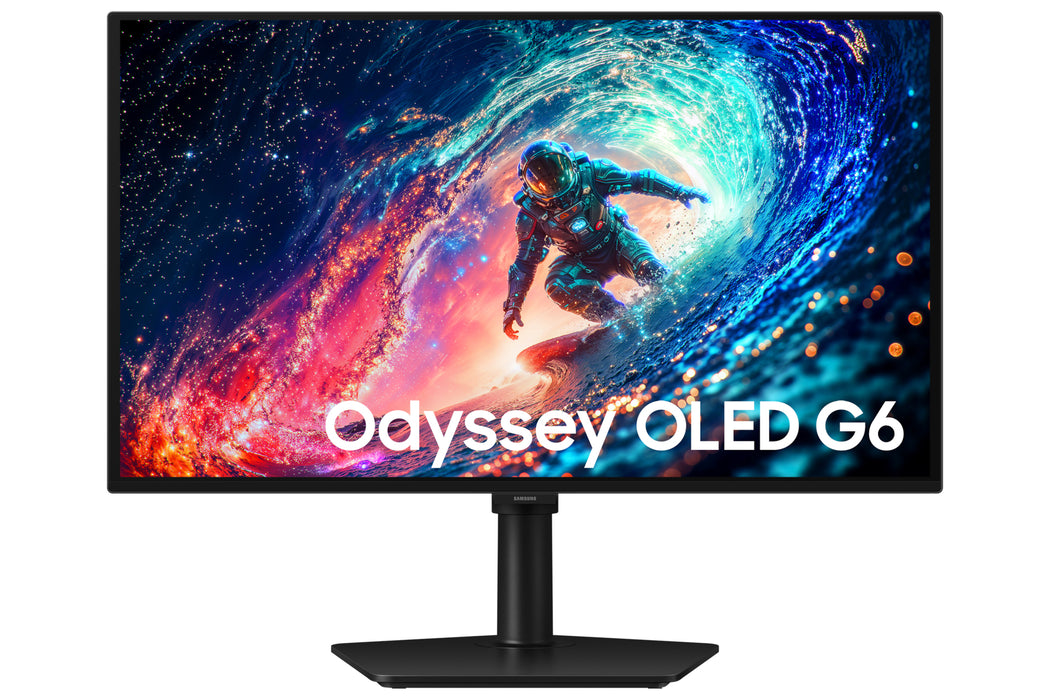 Samsung 27" Odyssey OLED G6 G61SH QHD 240Hz Gaming Monitor, 68.6 cm (27"), 2560 x 1440 pixels, Quad HD, OLED, 0.03 ms, Black