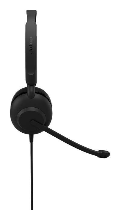 Jabra Evolve 10 - Stereo, USB-A, Wired, 20 - 20000 Hz, 92 g, Headset, Black