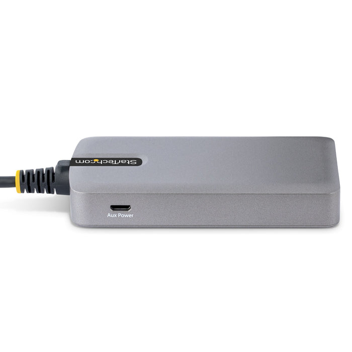 StarTech 4 Port USB Hub, USB 3.0 (5Gbps), Bus Powered, USB-A to 4x USB-A Hub w/ Optional Auxiliary Power Input, Portable Desktop/Laptop USB Hub, 1ft/30cm Cable, USB Expansion Hub (5G4AB-USB-A-HUB)