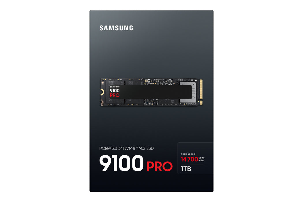 Samsung 9100 PRO PCIe® 5.0 NVMe™ M.2 SSD - 1 TB, 1 TB, M.2, 14700 MB/s