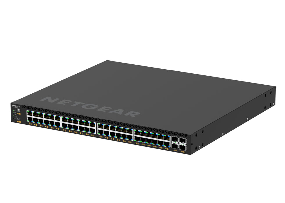 NETGEAR GSM4352, Managed, L3, Gigabit Ethernet (10/100/1000), Power over Ethernet (PoE), Rack mounting, 1U