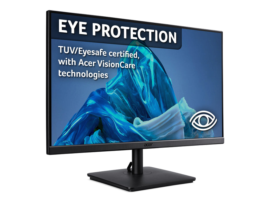 Acer V7 V277 E, 68.6 cm (27"), 1920 x 1080 pixels, Full HD, LED, 4 ms, Black