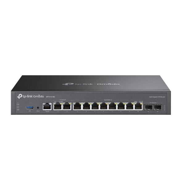 TP-Link Omada Multi-Gigabit VPN Router, Ethernet WAN, 2.5 Gigabit Ethernet, Gigabit Ethernet, Black