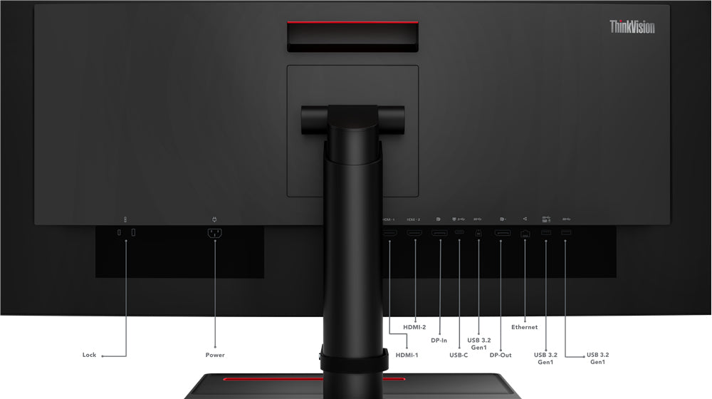 Lenovo ThinkVision P34w-20, 86.7 cm (34.1"), 3440 x 1440 pixels, Wide Quad HD, LED, 6 ms, Black
