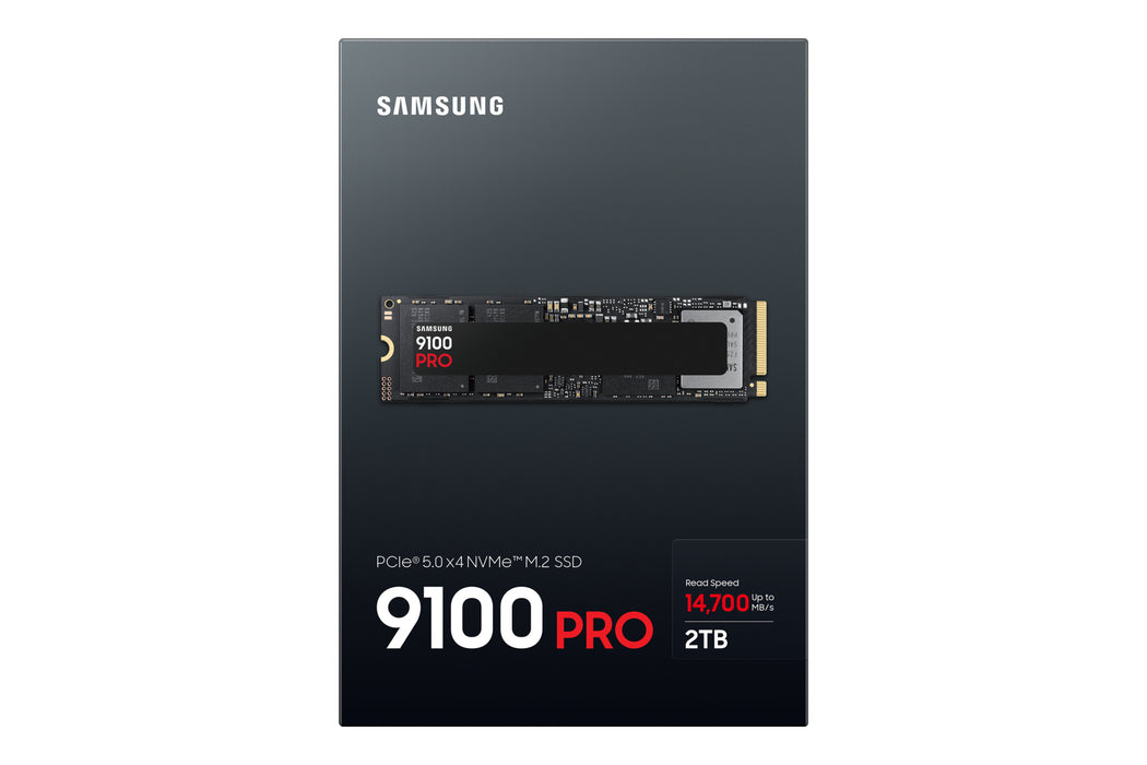 Samsung 9100 PRO PCIe® 5.0 NVMe™ M.2 SSD - 2 TB, 2 TB, M.2, 14700 MB/s