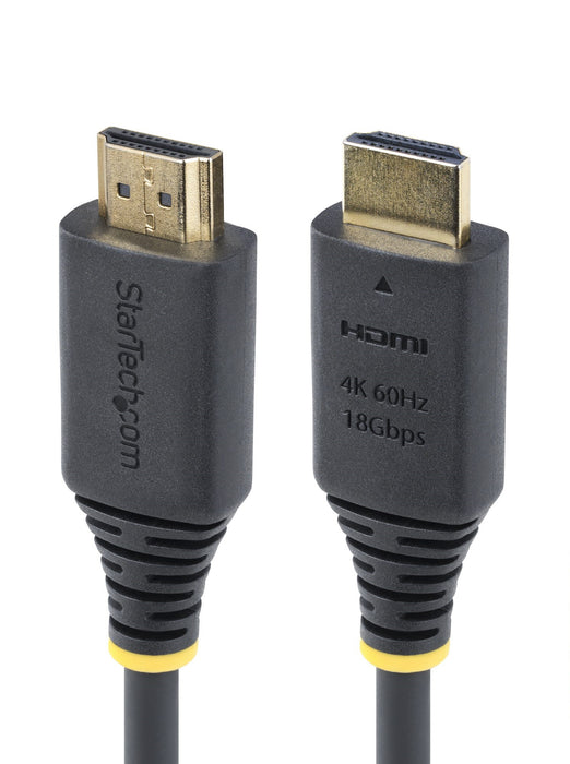 StarTech 8ft (2.4m) Premium Certified High Speed HDMI Cable, 4K 60Hz/1440p 144Hz, 18Gbps, UHD HDMI 2.0 Cord, TPE Jacket