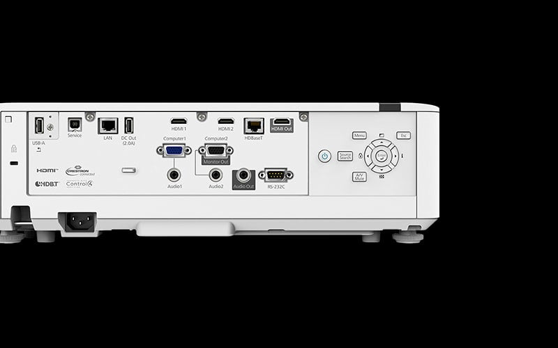 Epson EB-L530U, 5200 ANSI lumens, 3LCD, WUXGA (1920x1200), 2500000:1, 16:10, 1270 - 12700 mm (50 - 500")