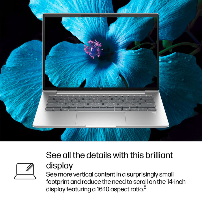HP EliteBook 6 G1q Next Gen AI PC, Snapdragon, 35.6 cm (14"), 1920 x 1200 pixels, 16 GB, 512 GB, Windows 11 Pro