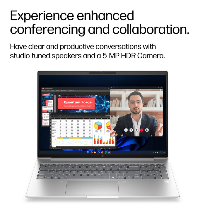 HP EliteBook 6 G2i 16 AI PC, Intel Core 7, 40.6 cm (16"), 1920 x 1200 pixels, 16 GB, 512 GB, Windows 11 Pro