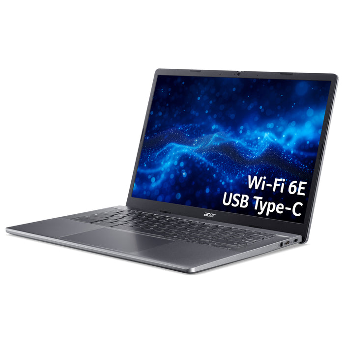 Acer Chromebook Plus 514 CBE574-1T 14" WUXGA IPS Touchscreen R5 8GB 256GB, AMD Ryzen™ 5, 2.8 GHz, 35.6 cm (14"), 1920 x 1200 pixels, 8 GB, 256 GB