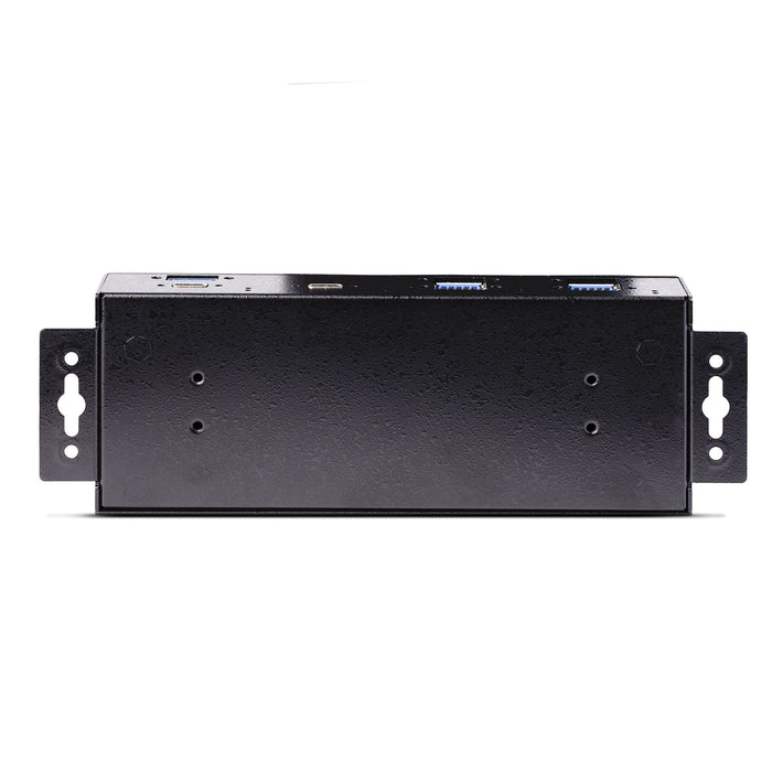 StarTech 7-Port Industrial USB 10Gbps Hub with Power Adapter, Metal, Mountable, 5x USB-A/2x USB-C Downstream Ports, TAA
