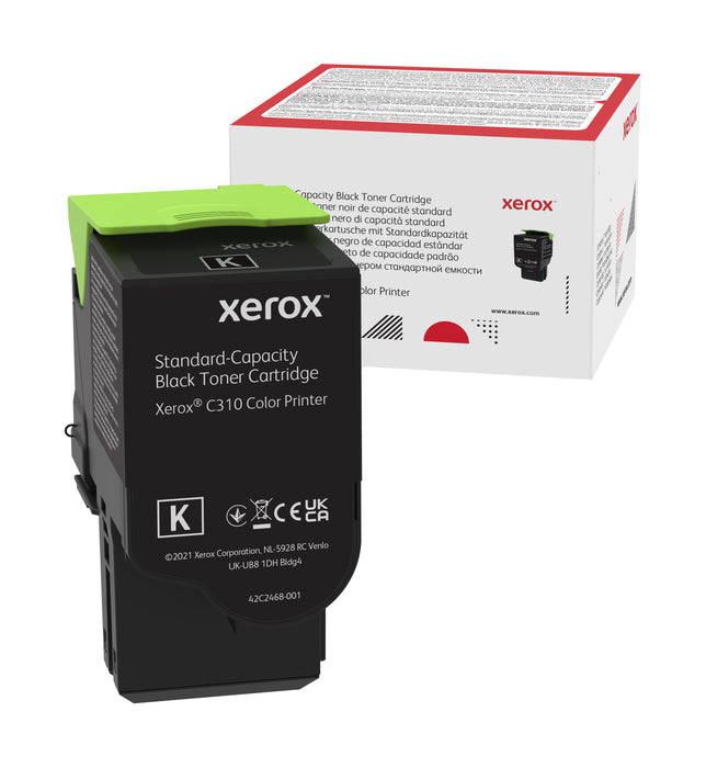 Xerox Genuine ® C310 Color Printer/C315 Color Multifunction Printer Black Standard capacity Toner Cartridge (3000 Pages) - 006R04356, 3000 pages, Black, 1 pc(s)