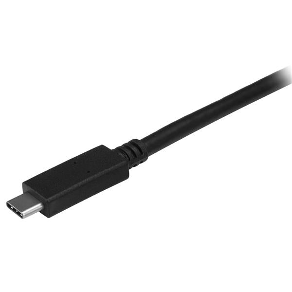 StarTech.com 3ft (1m) USB-C Cable, USB 10Gbps, 100W (5A) Power Delivery, 8K 60Hz / 4K 144Hz DP Alt Mode, USB-IF Certified - Thunderbolt Compatible, 1 m, USB C, USB C, USB 3.2 Gen 2 (3.1 Gen 2), Male/Male, Black