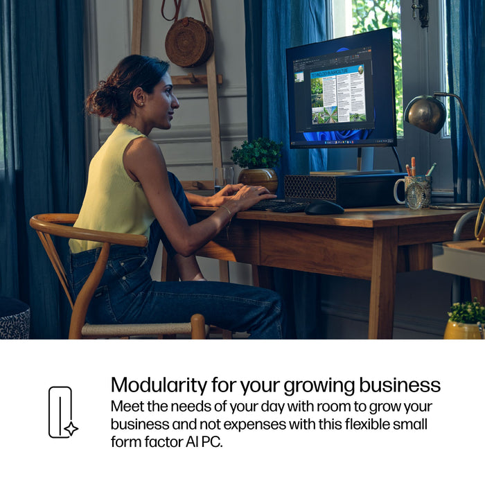 HP ProDesk 4 SFF G1i AI, Intel Core Ultra 7, 265, 16 GB, DDR5-SDRAM, 512 GB, Windows 11 Pro