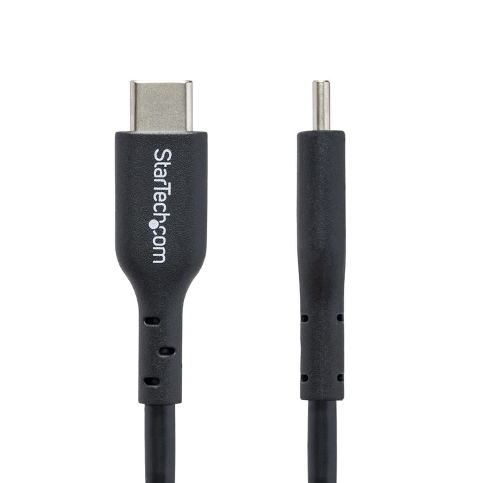 StarTech.com 13ft (4m) USB-C Charging Cable, Charge & Sync, 60W (3A) PD, USB 2.0 Laptop Charger Cable, TPE Jacket - Black USB C Charging Cord, 4 m, USB C, USB B/USB C, USB 2.0, 0.48 Gbit/s, Black