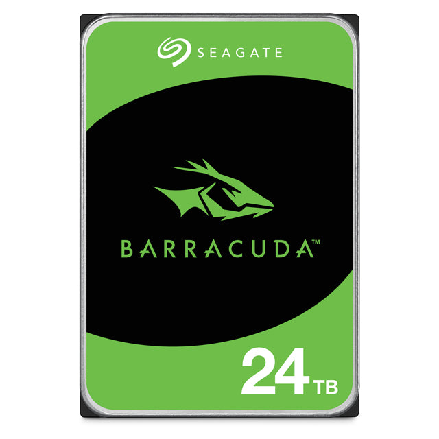 Seagate Barracuda Desktop 24TB HDD, 24 TB, 7200 RPM, 512 MB, 3.5", Serial ATA