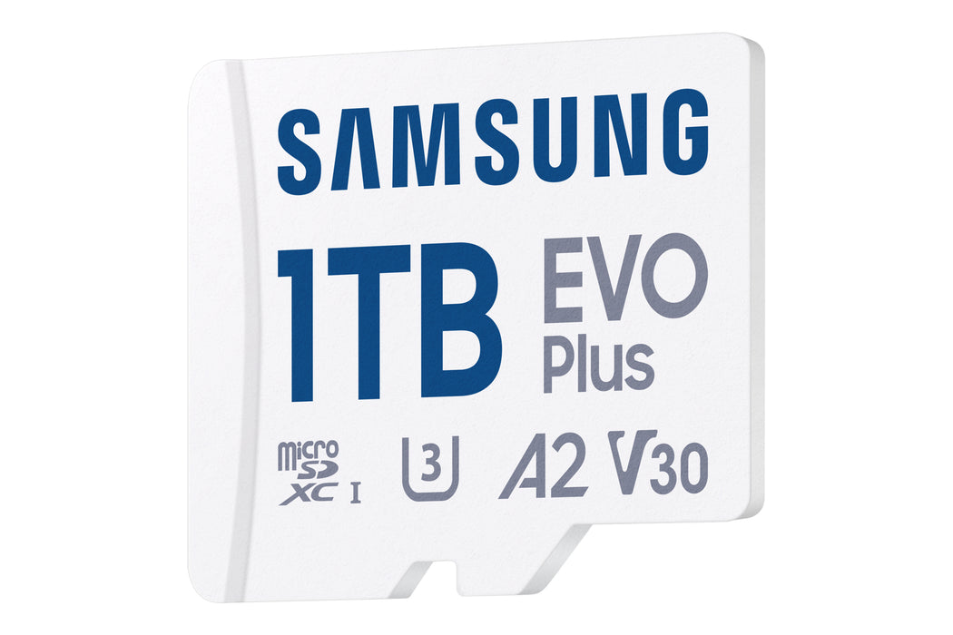Samsung MB-MC1T0S, 1 TB, MicroSDXC, UHS-I, 160 MB/s, 160 MB/s, Class 3 (U3)