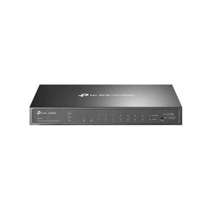 TP-Link Omada 10-Port Gigabit Smart Switch with 8-Port PoE+, Managed, L2/L2+, Gigabit Ethernet (10/100/1000), Power over Ethernet (PoE)