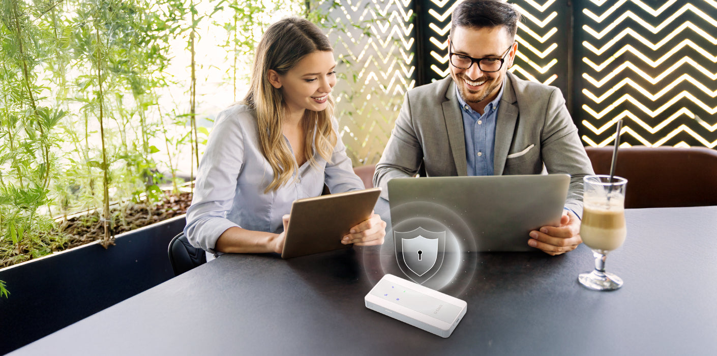 D-Link 5G NR AX1800 Wi-Fi 6 Mobile Hotspot, Cellular network modem, White, Portable, Battery level, Network, Signal strength, WLAN, IEEE 802.11a, IEEE 802.11ac, IEEE 802.11ax, IEEE 802.11b, IEEE 802.11g, IEEE 802.11n, Wi-Fi 6 (802.11ax)