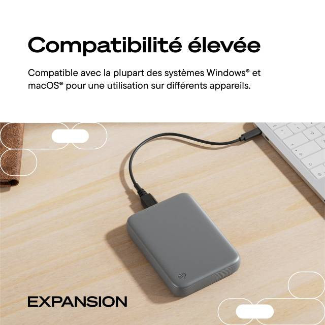 Seagate Expansion, 2 TB, 2.5", Black